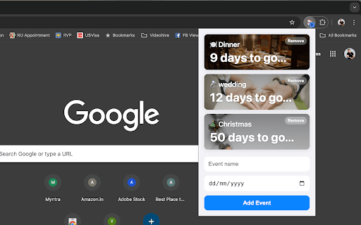 Days to go - Countdown