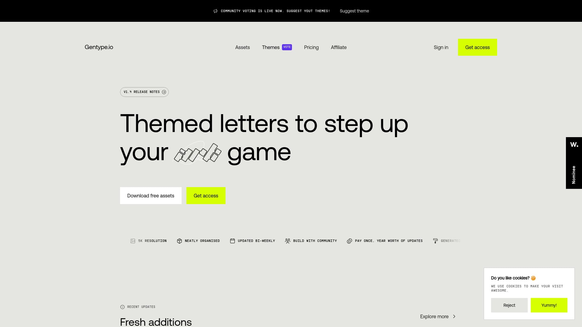 Gentype.io - AI Tool Screenshot and Interface Preview