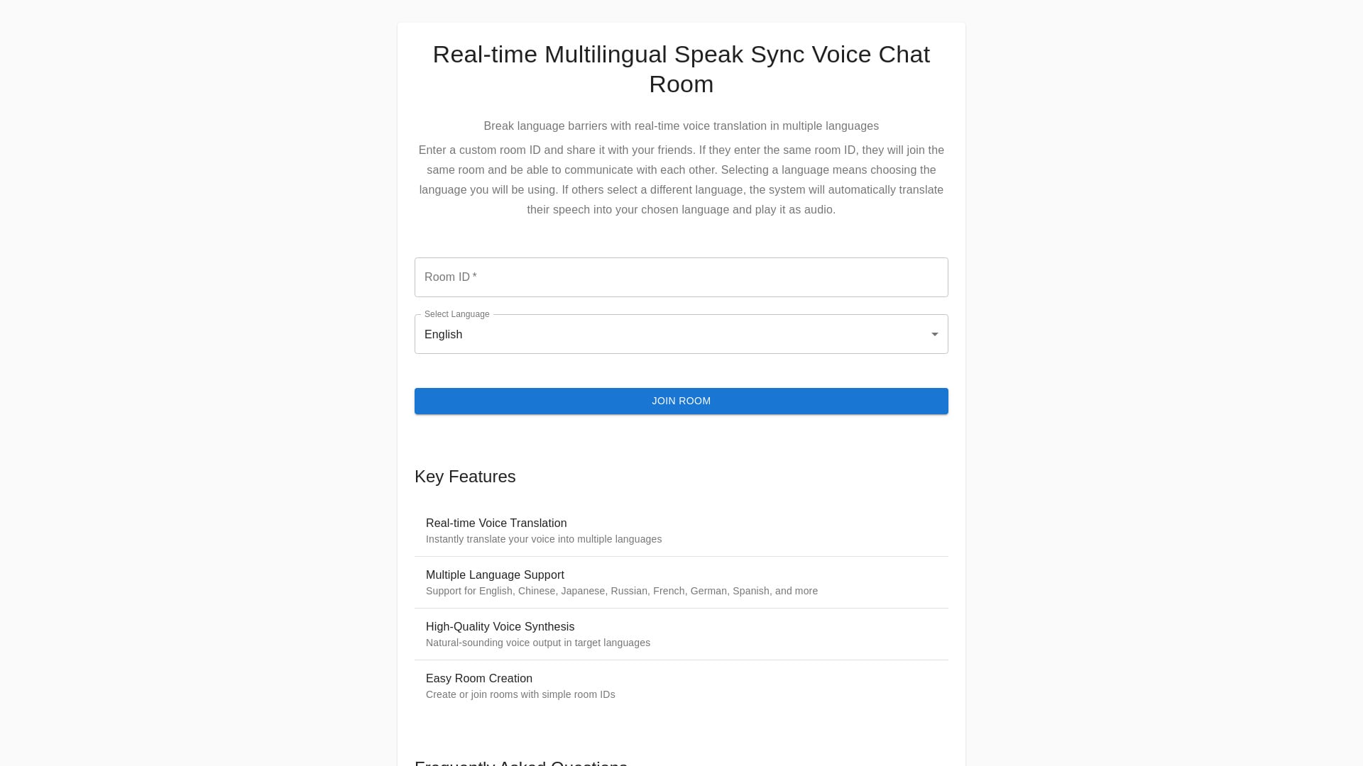 speaksyncs
