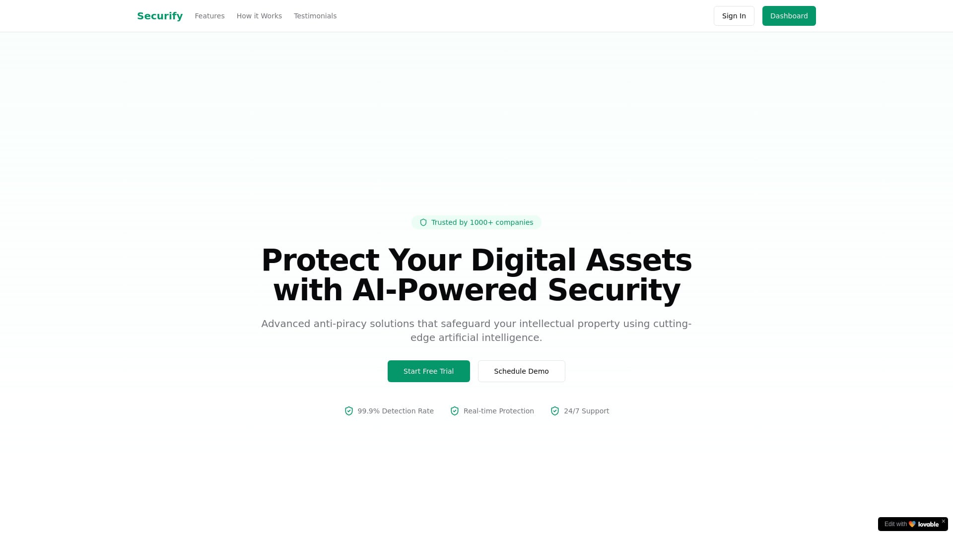 antipiracy - AI Tool Screenshot and Interface Preview