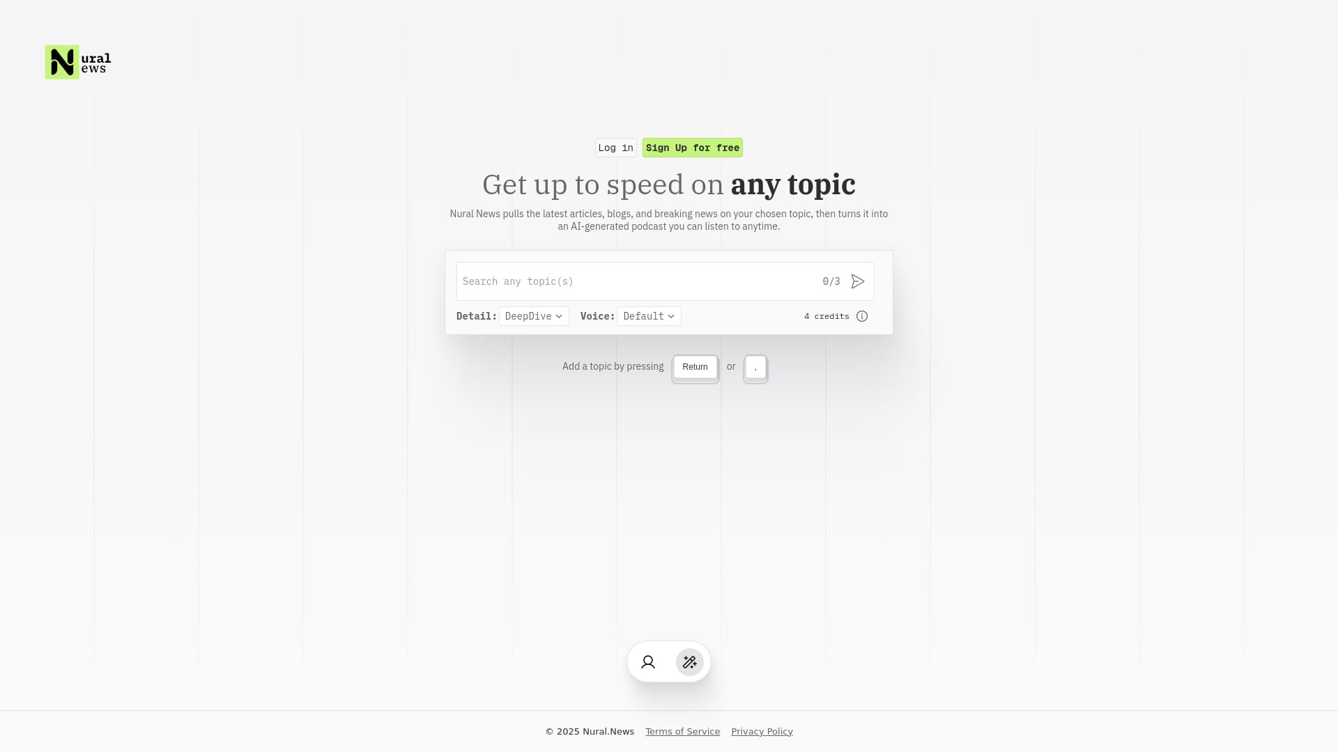Nural News - AI Tool Screenshot and Interface Preview