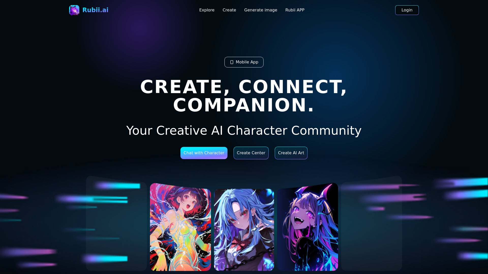 Rubii - AI Tool Screenshot and Interface Preview