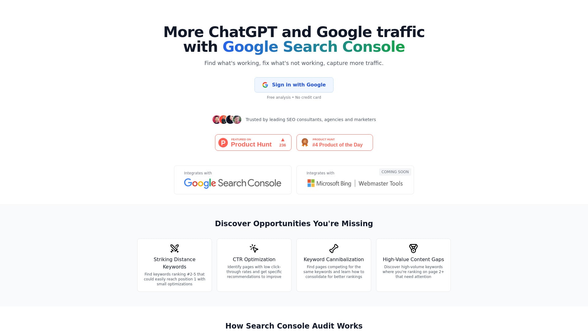 Search Console Audit