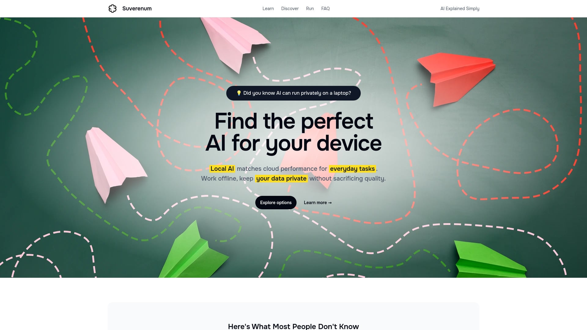 Find local AI in 10 secs with Suverenum