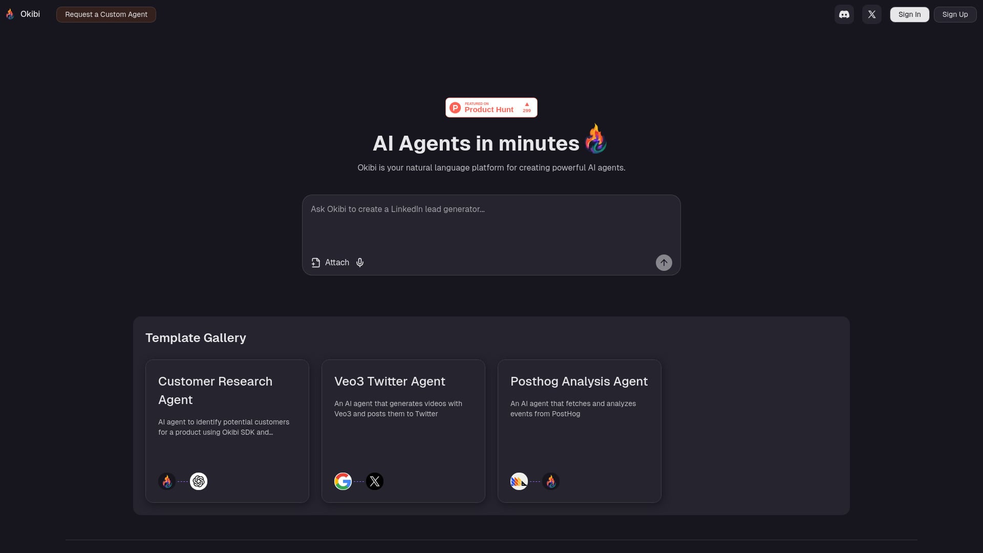 Okibi - AI Tool Screenshot and Interface Preview
