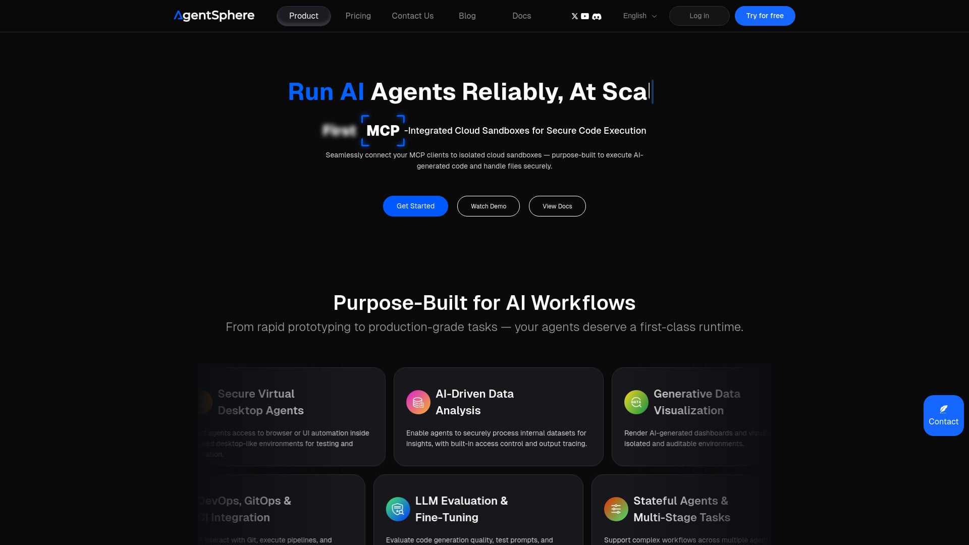AgentSphere - AI Tool Screenshot and Interface Preview
