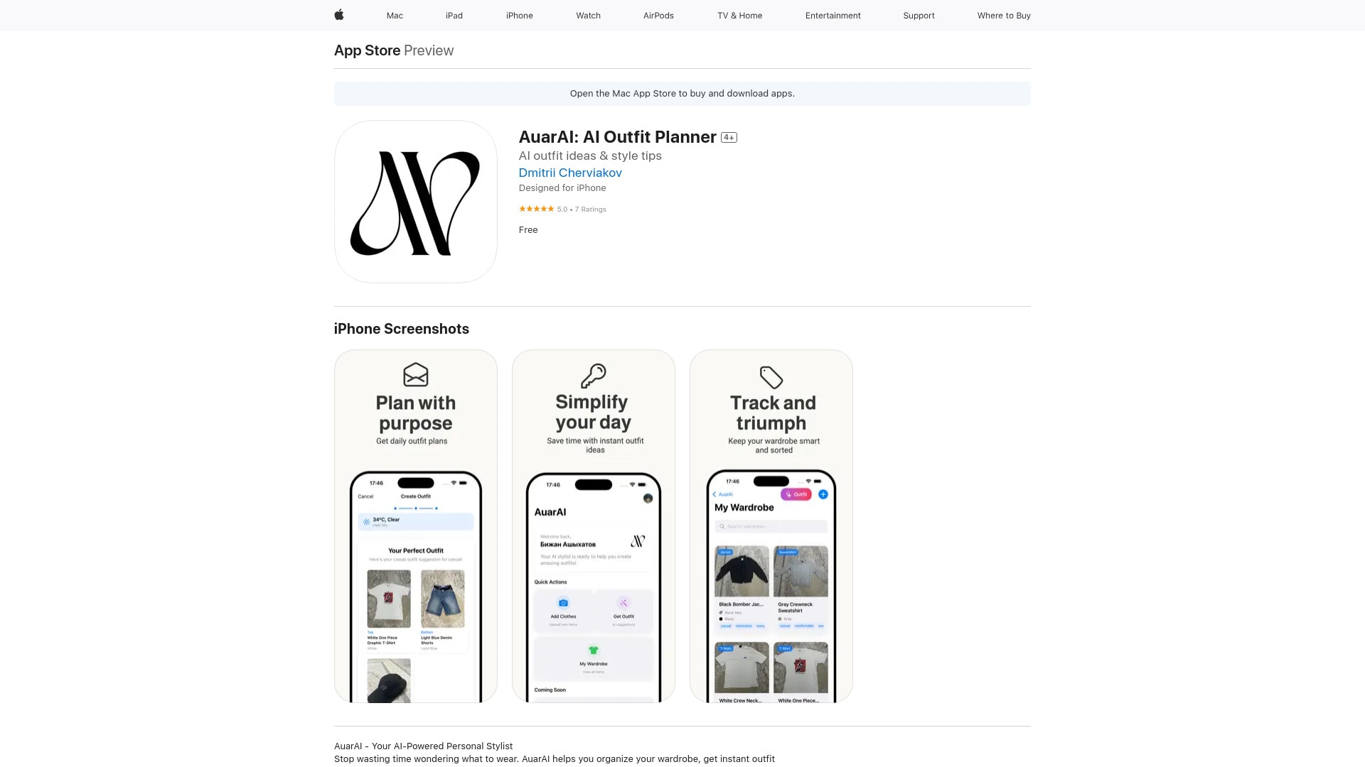 AuarAI: AI Outfit Planner